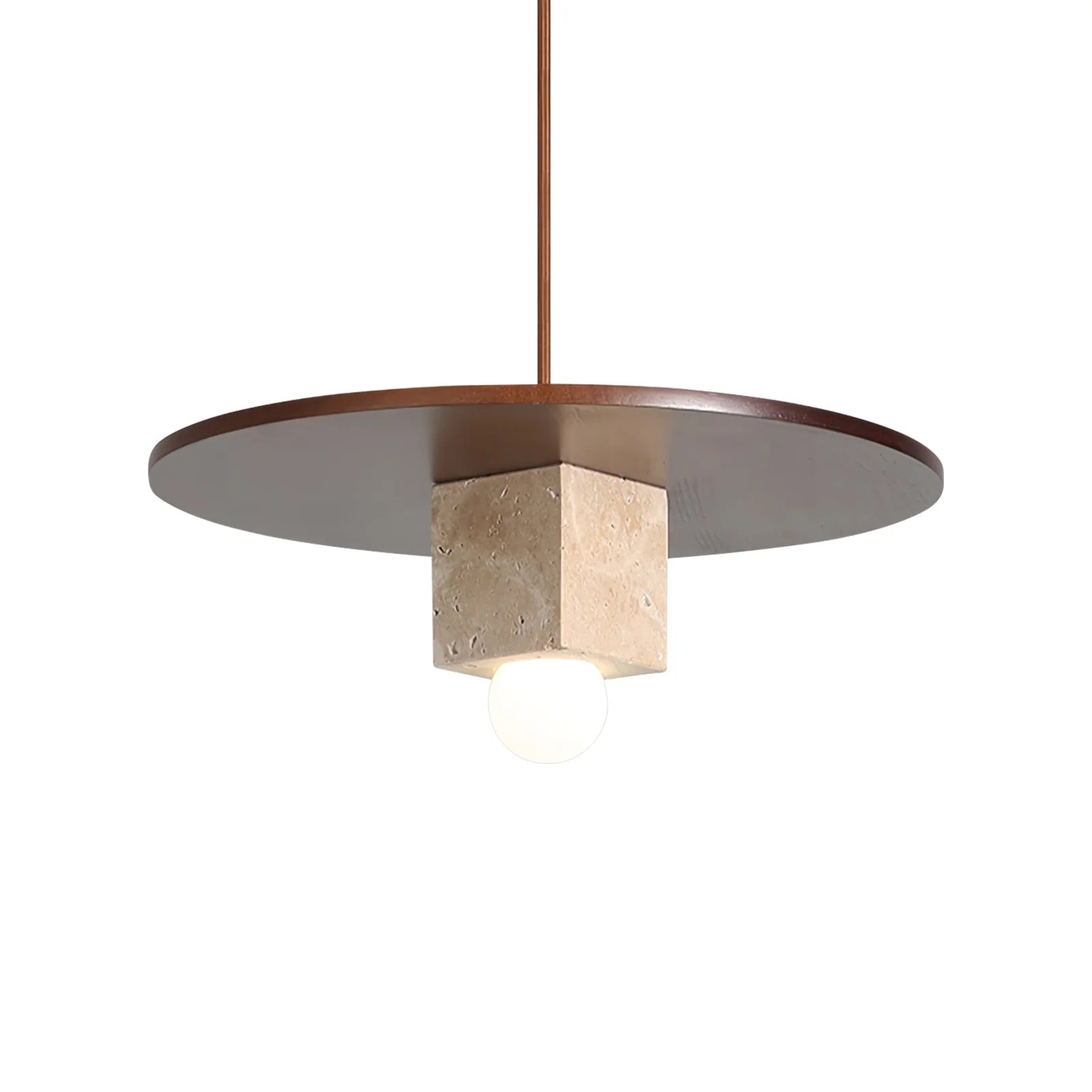Nordic Grove Travertine Minimalist Pendant Lamp