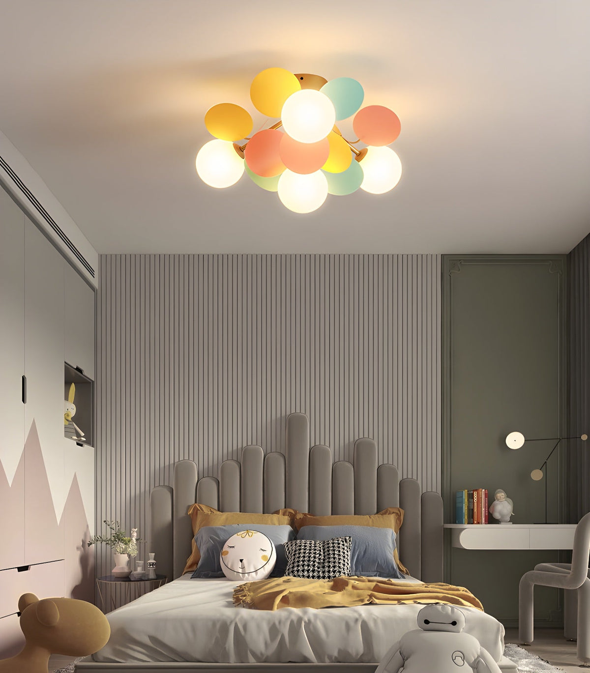 Aurelia Round Macaron Modern Acrylic Ceiling Light