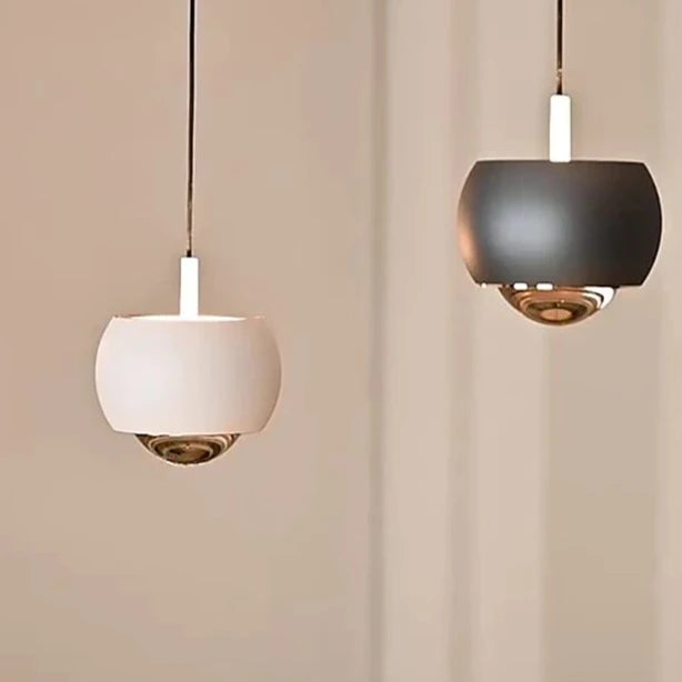Lampada a sospensione LED a sfera leggera in alluminio moderno