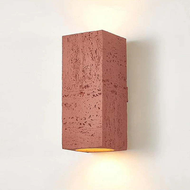 Wabi-Sabi Cement Japandi Minimalist Wall Light