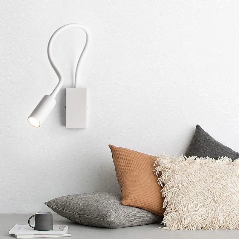 Flexible Nordic LED Bedside Minimalist Wall Light