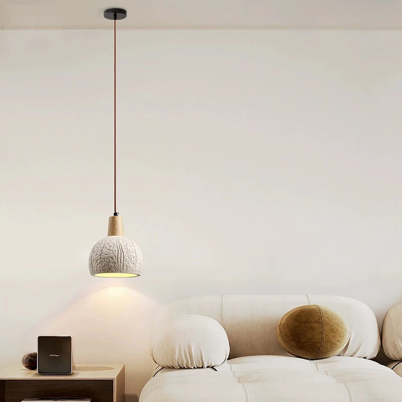 Suspension en ciment ronde