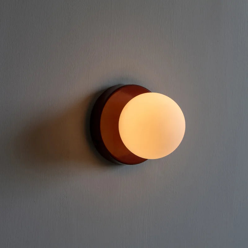 Nordic Rounded Minimalist LED Iron Wall Light