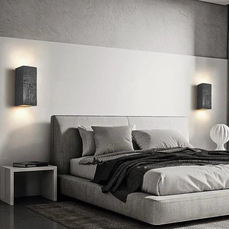 Wabi-Sabi Cement Japandi Minimalist Wall Light