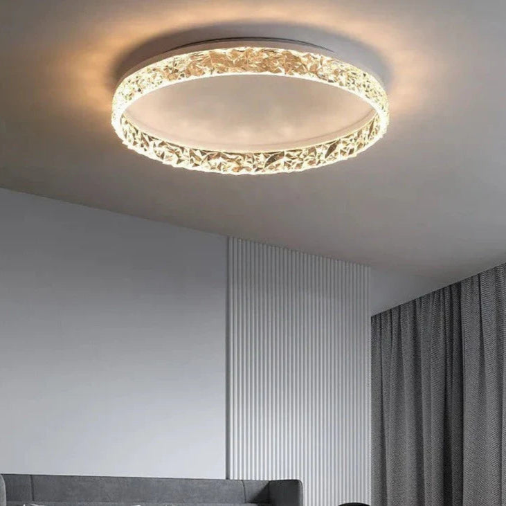 Nordic crystal ceiling light