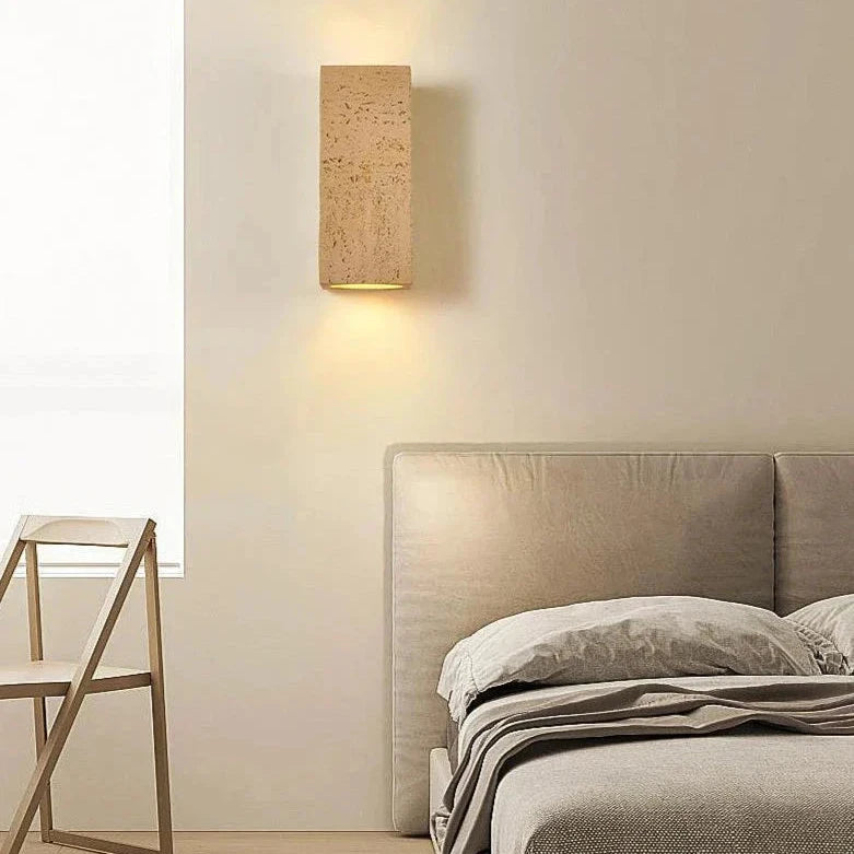 Wabi-Sabi Cement Japandi Minimalist Wall Light