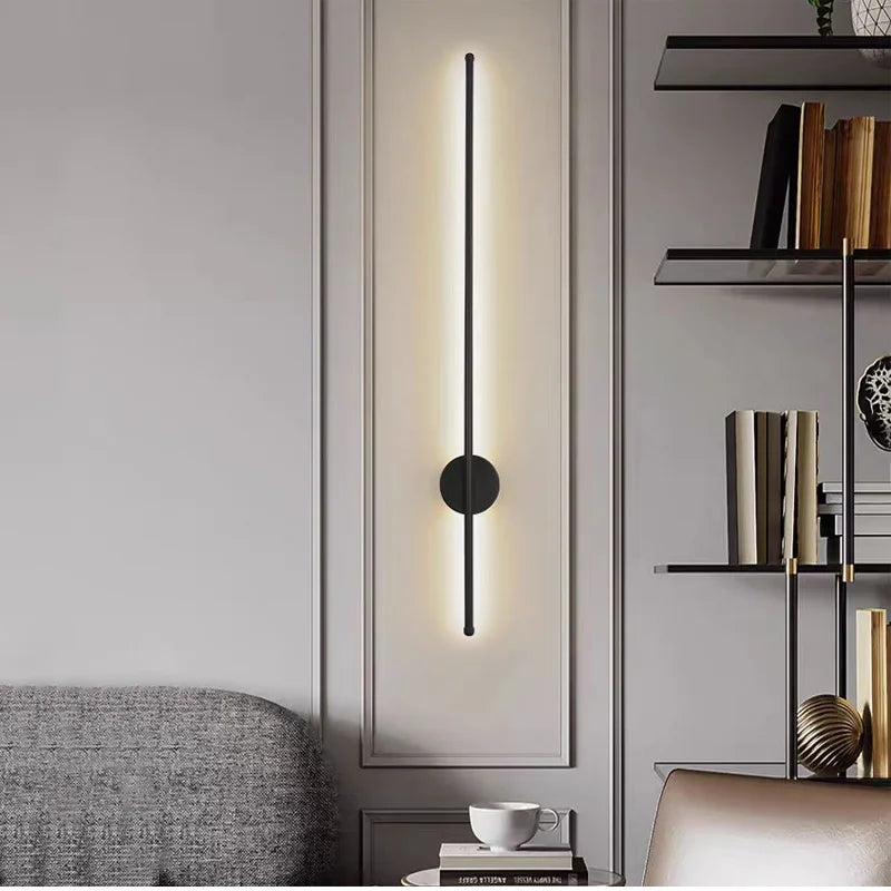 Modern Black Aluminum Wall Light