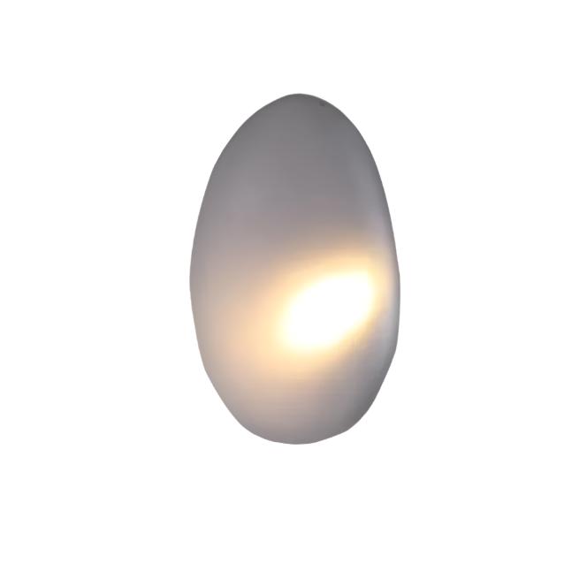 Stained Cobblestone Shape Glass Wall Light