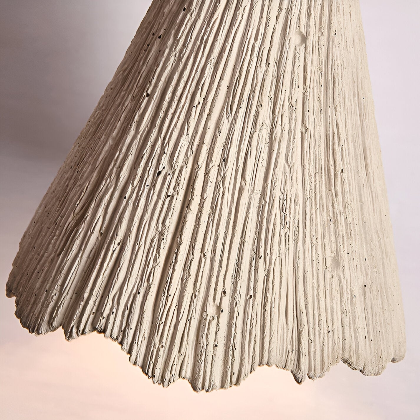 Cream Retro Wabi-Sabi LED Pendant Light