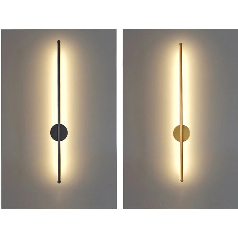 Modern Black Aluminum Wall Light
