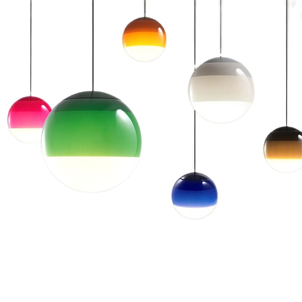 Lampada a sospensione con colore gradiente