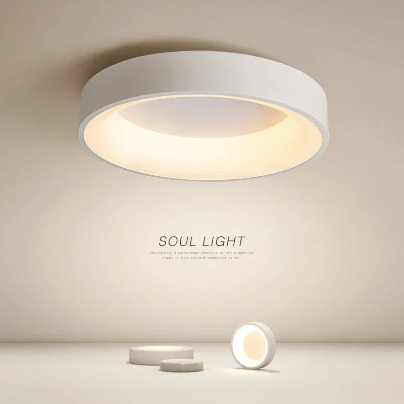 Nordic Modern Ring Shaped LED Ceiling Light
