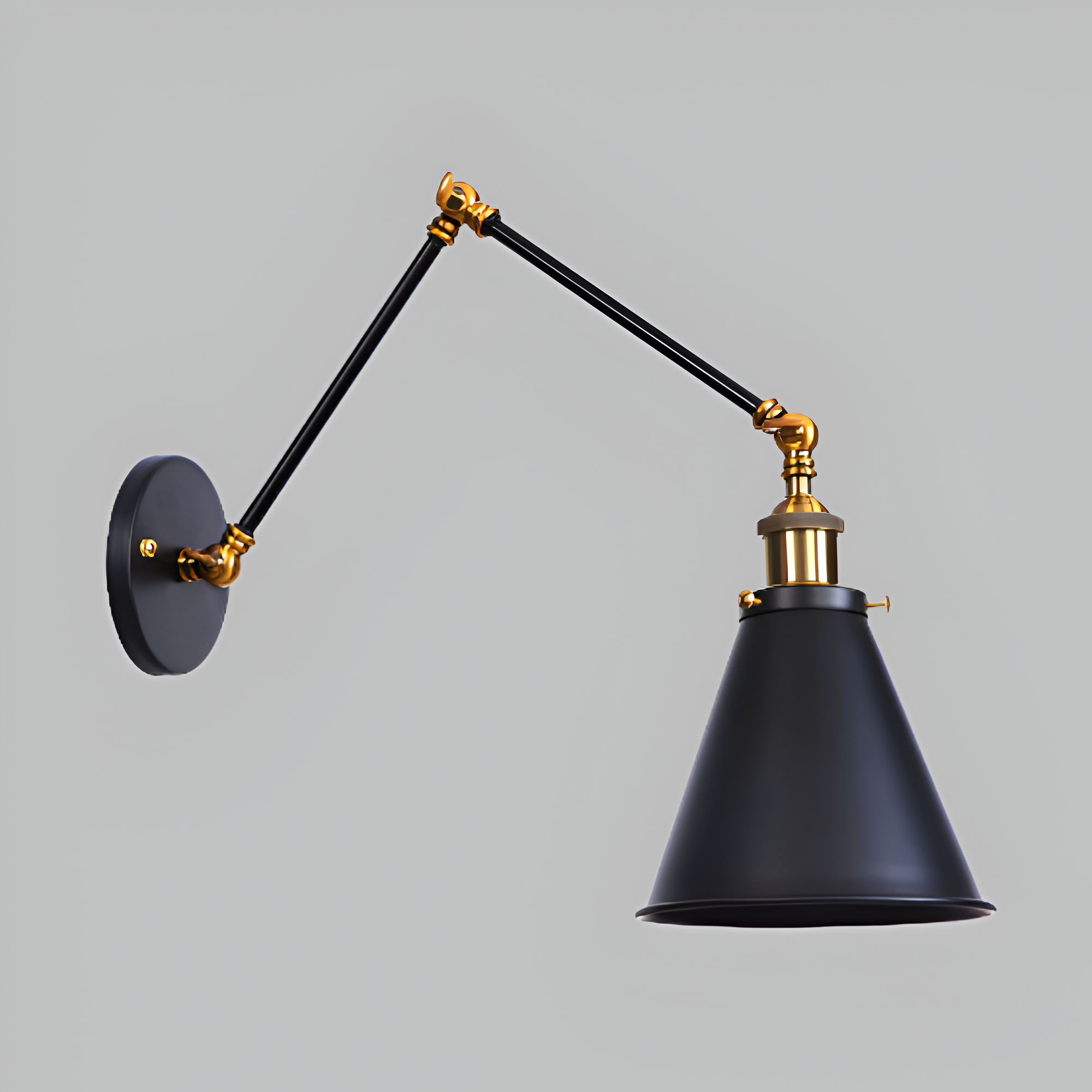 Marzella Industrial Retro Iron Vintage Wall Lamp