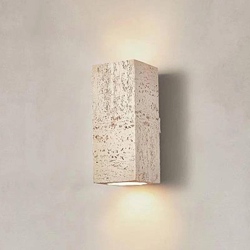 Wabi-Sabi Cement Japandi Minimalist Wall Light