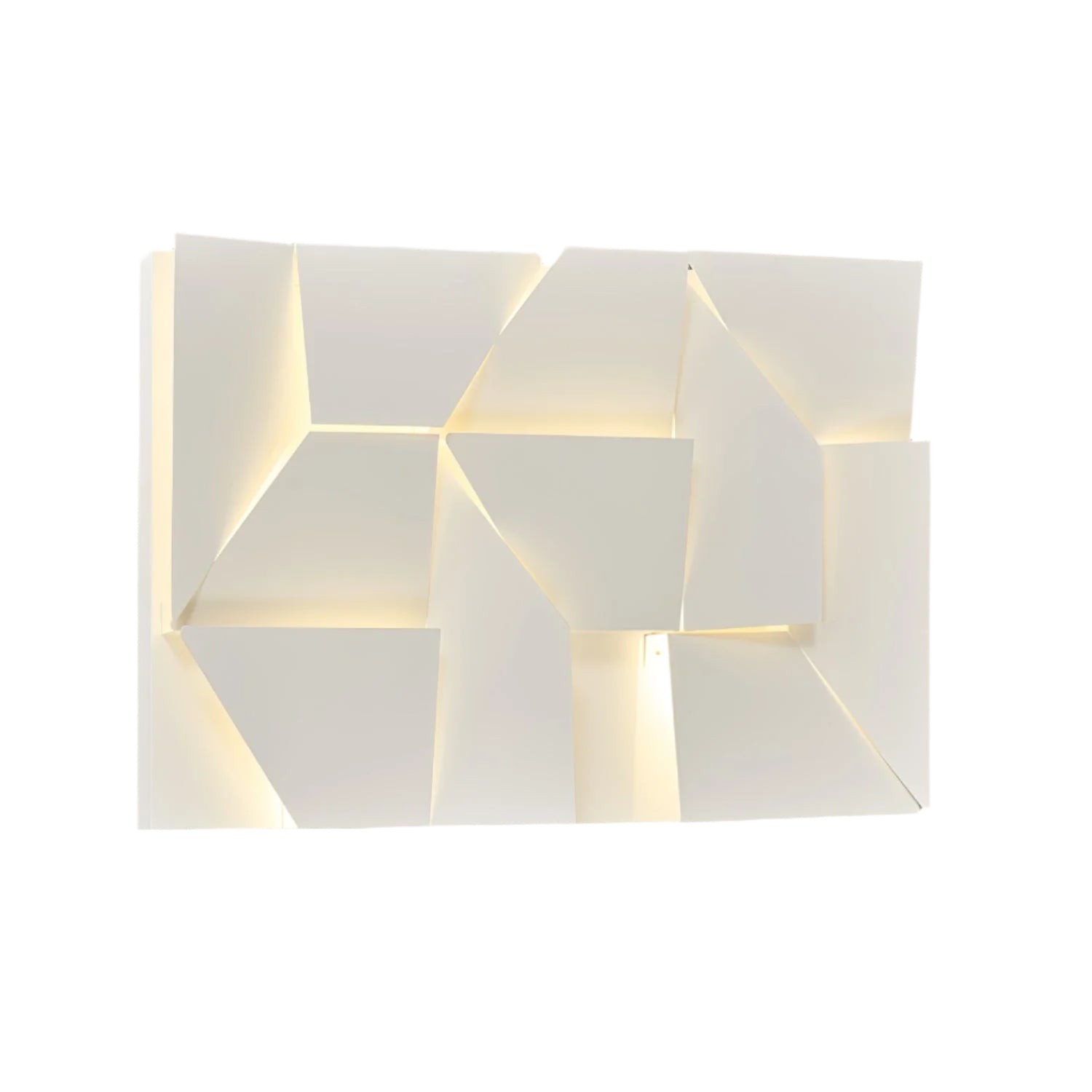 The Geometry of Silence Minimalist Aluminum Wall Light