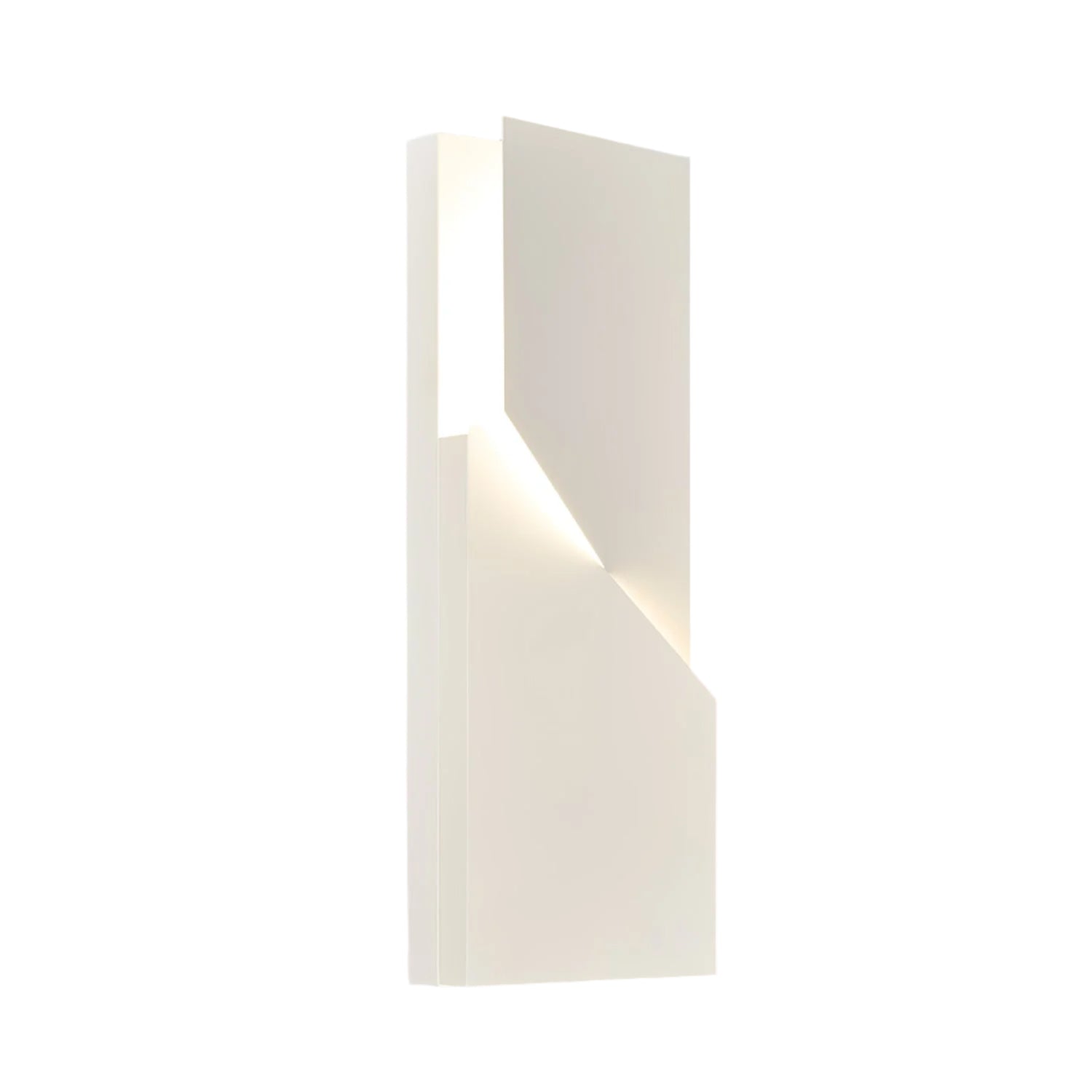 The Geometry of Silence Minimalist Aluminum Wall Light