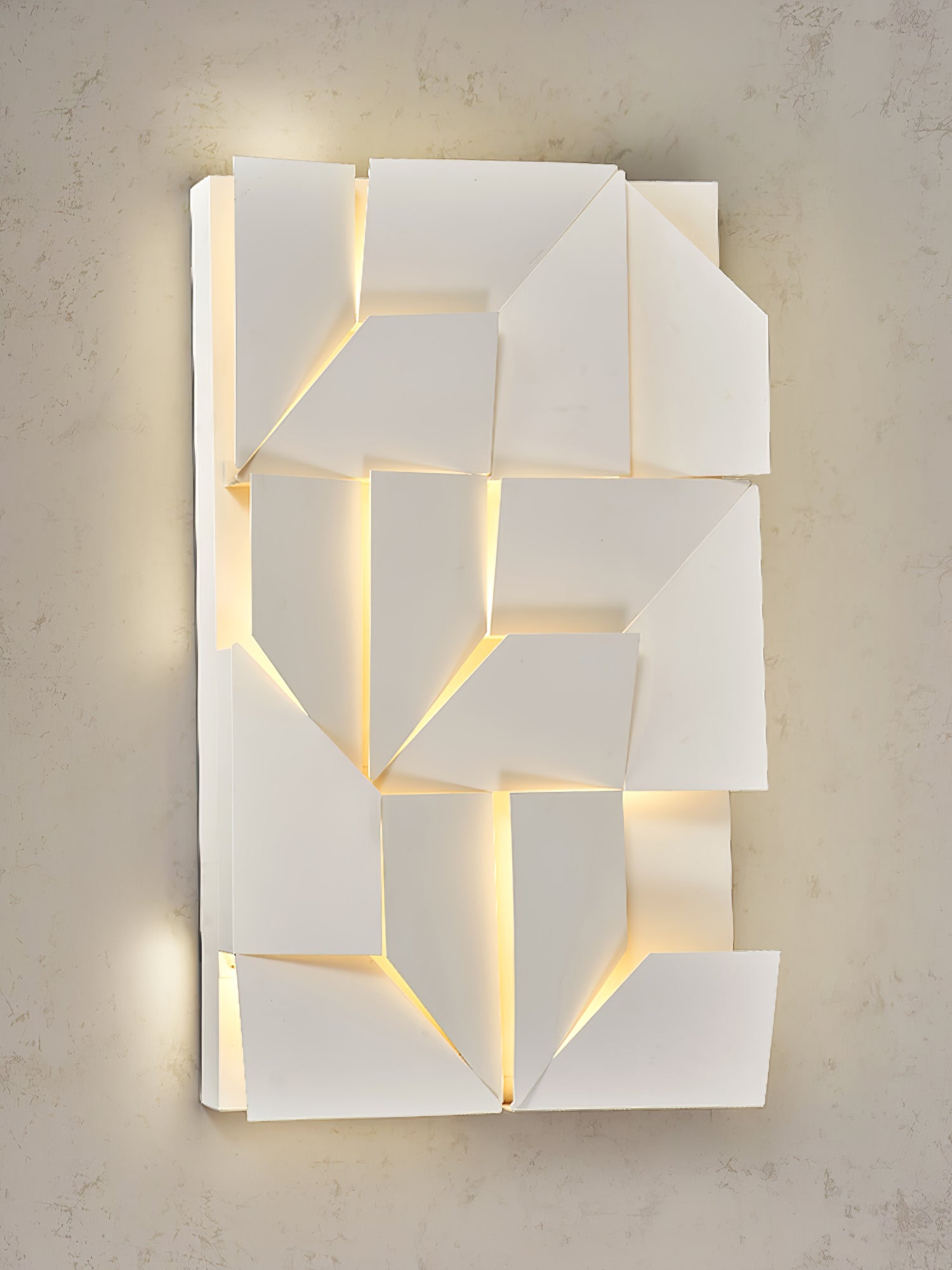 The Geometry of Silence Minimalist Aluminum Wall Light
