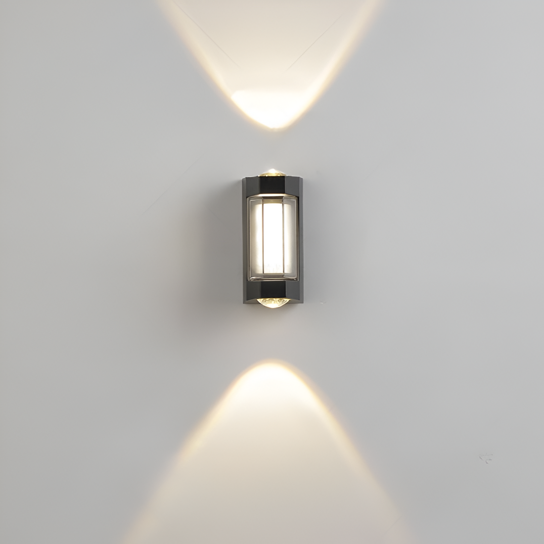 Nordische Up-Down Acryl Wasserdichte Minimalistische Außenwandleuchte