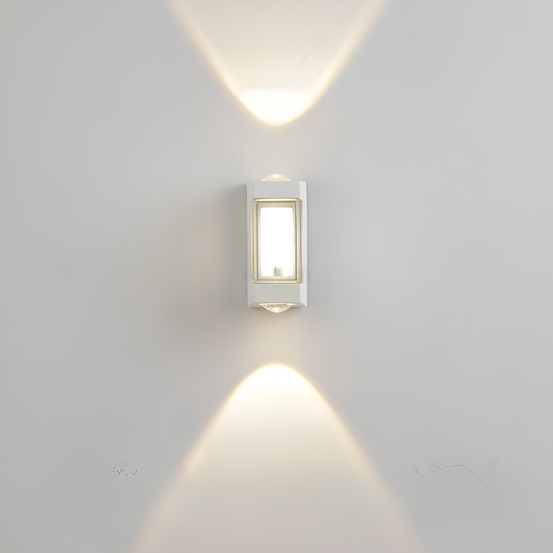 Nordische Up-Down Acryl Wasserdichte Minimalistische Außenwandleuchte