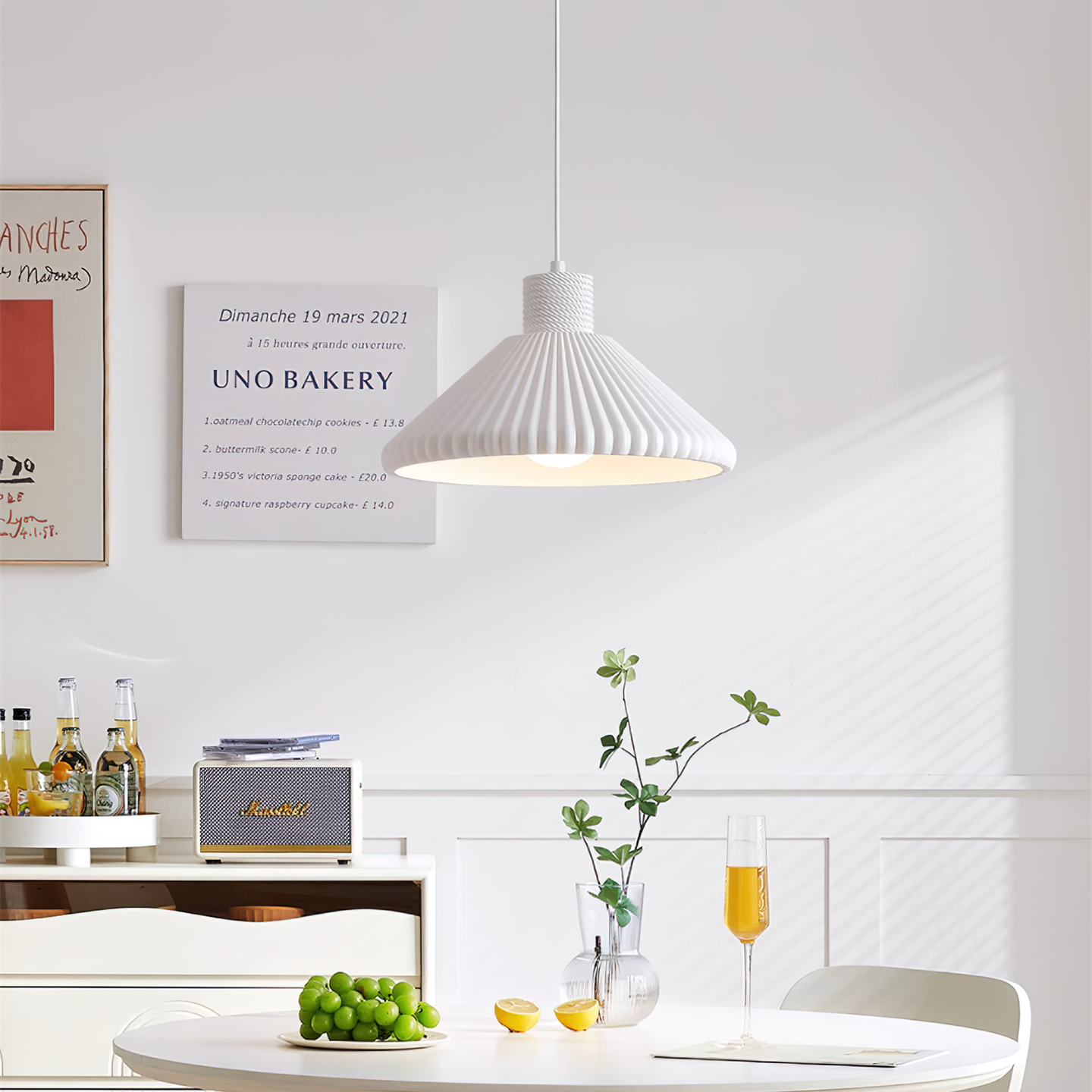 Designer Resin Island Pendant Light