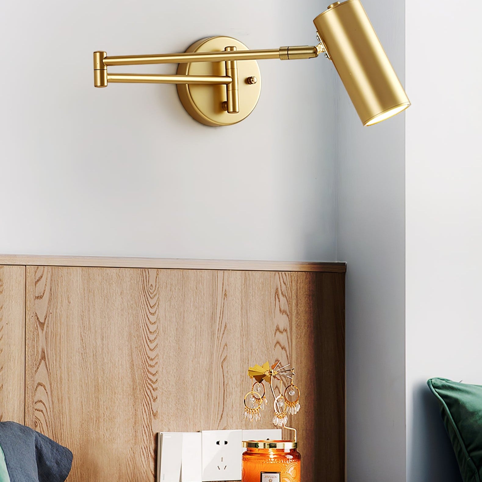 The Axis Adjustable Modern Metal Wall Sconce