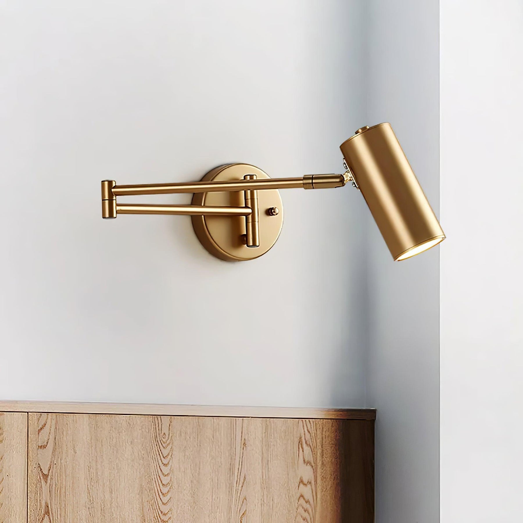 The Axis Adjustable Modern Metal Wall Sconce