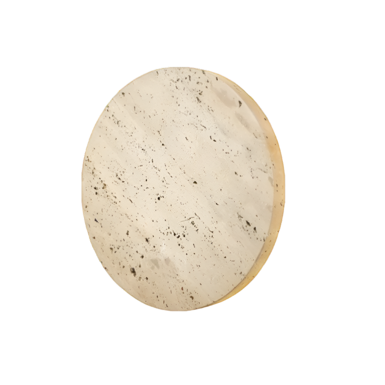 Travertine Stone Round Wall Light