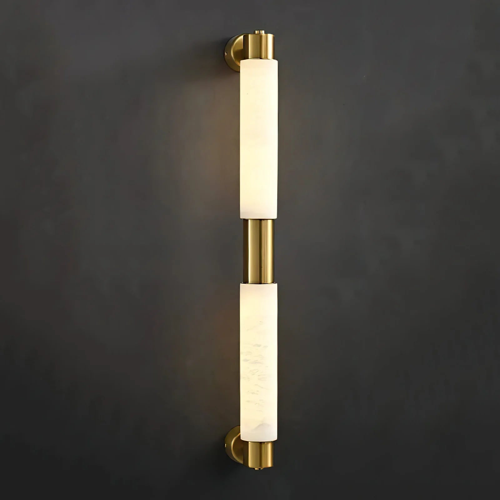 Soléa Tube Alabaster Minimalist Wall Lamp