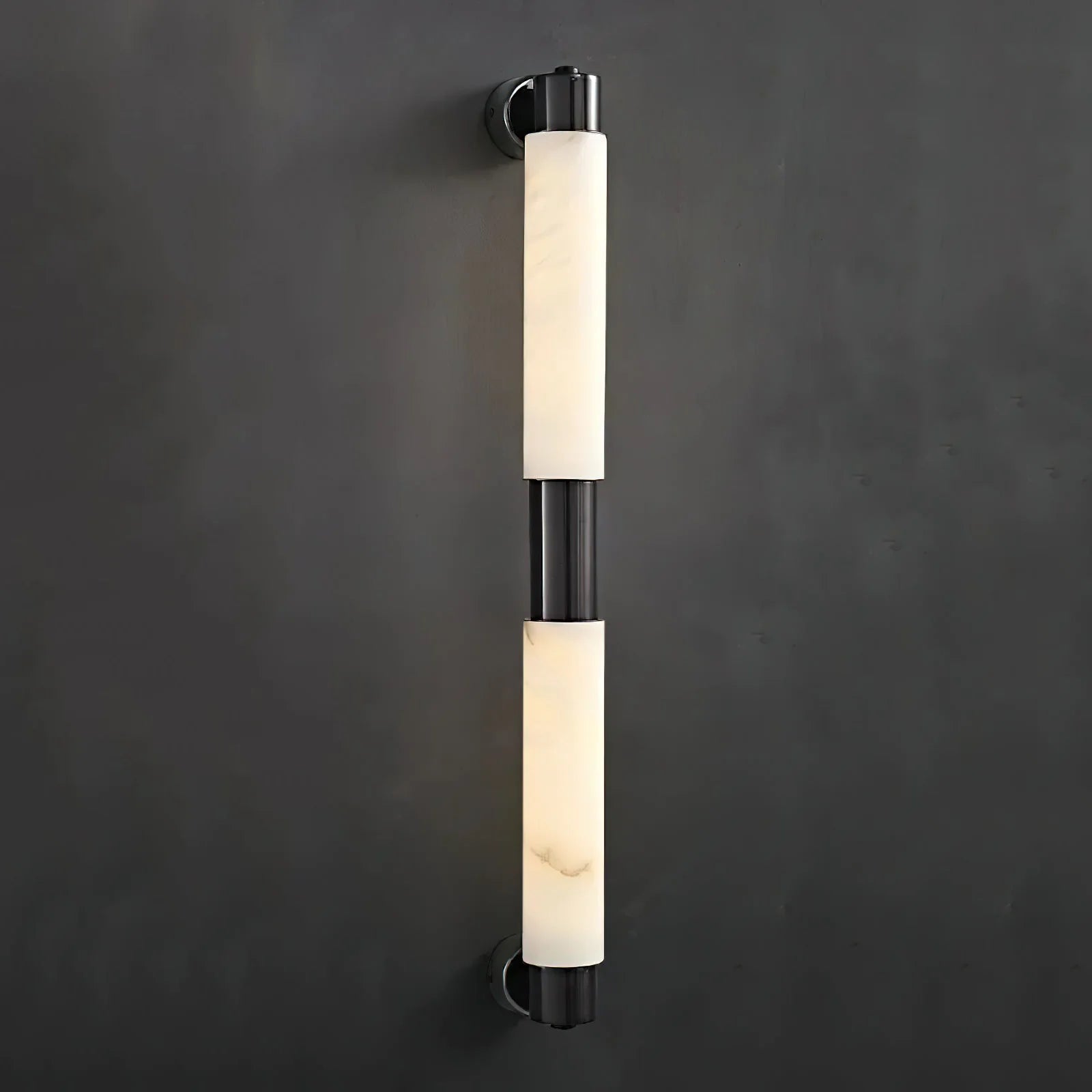 Soléa Tube Alabaster Minimalist Wall Lamp