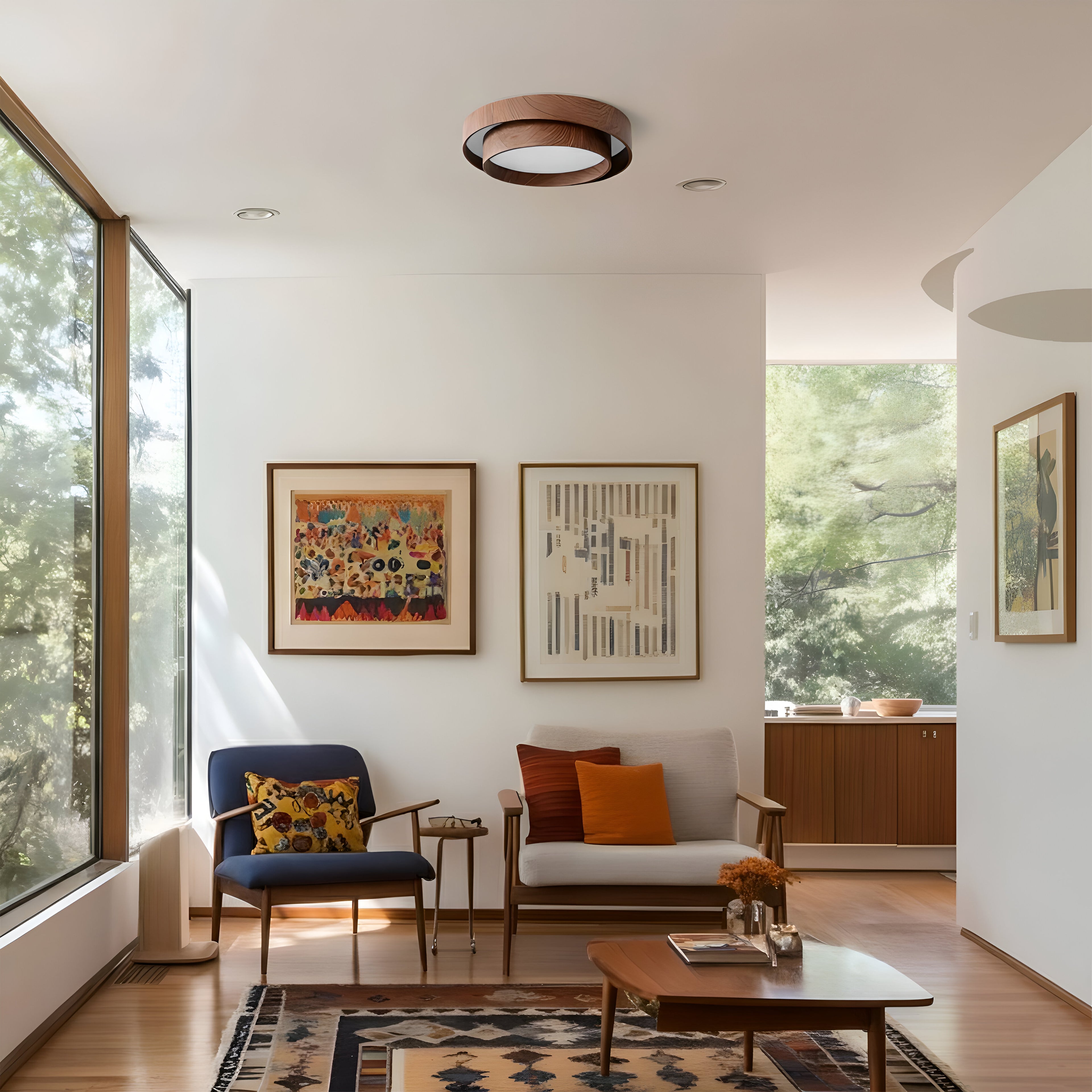 Vaako Nordic Acrylic LED Ceiling Light