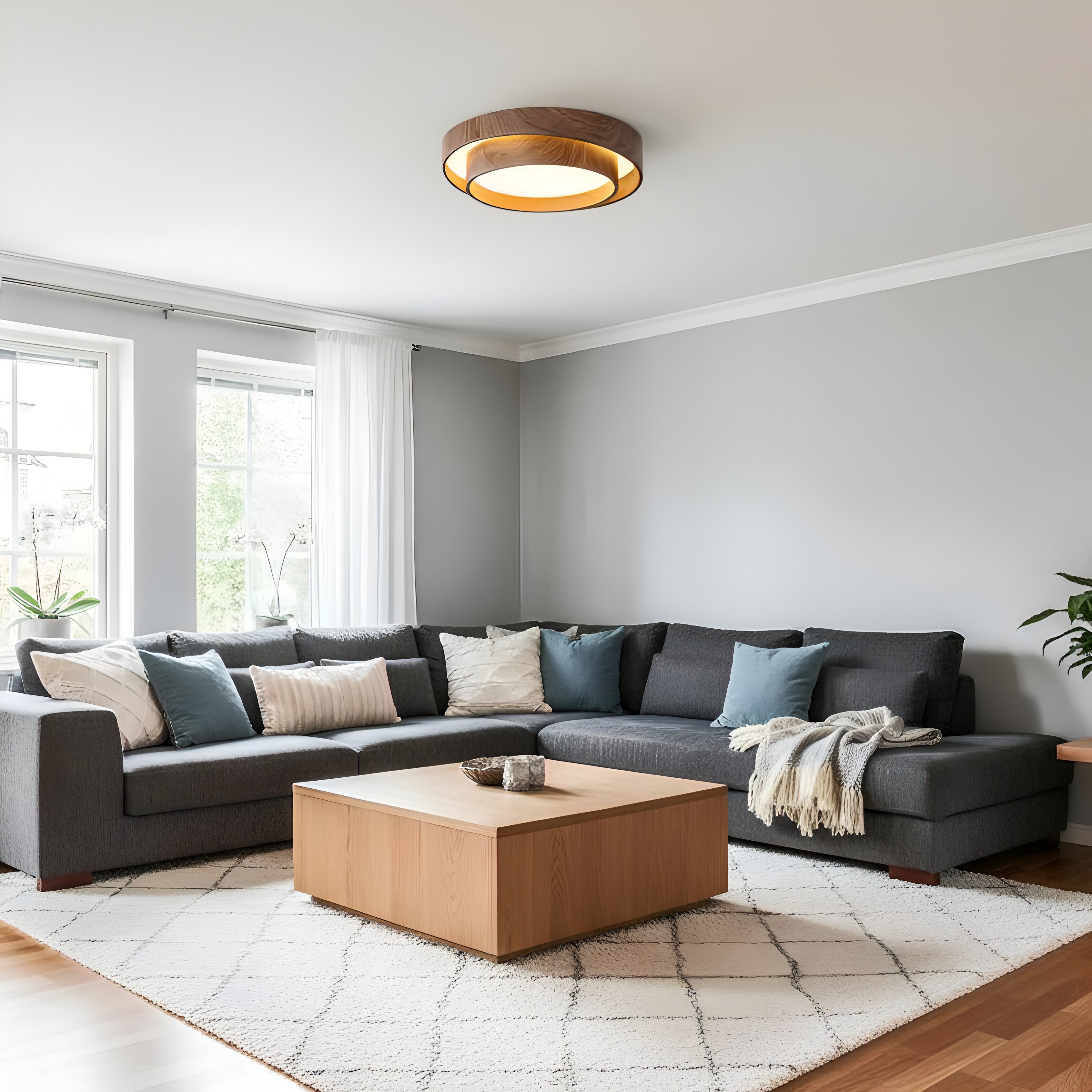 Vaako Nordic Acrylic LED Ceiling Light