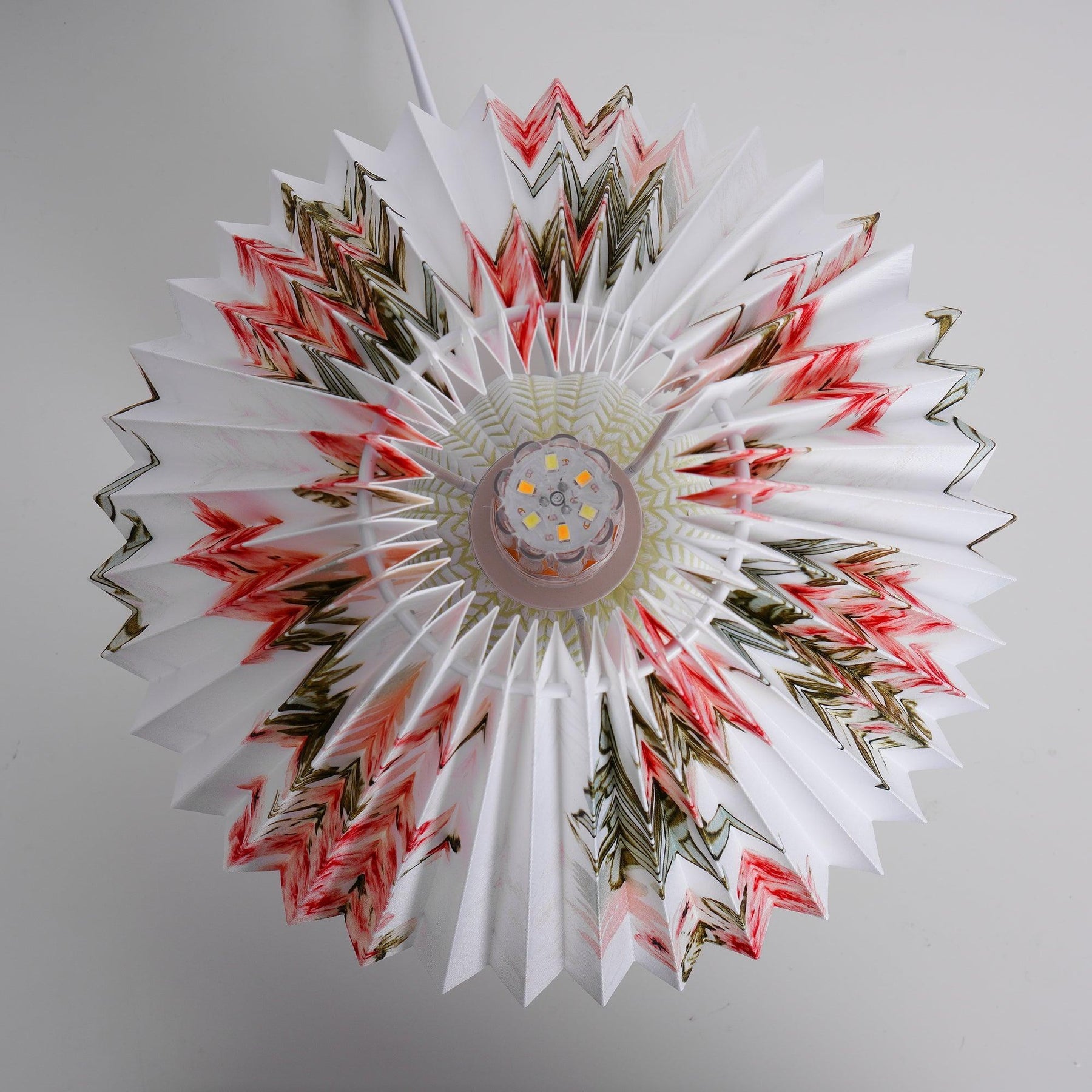 Elowen Vintage Pleated Ceramic Table Lamp