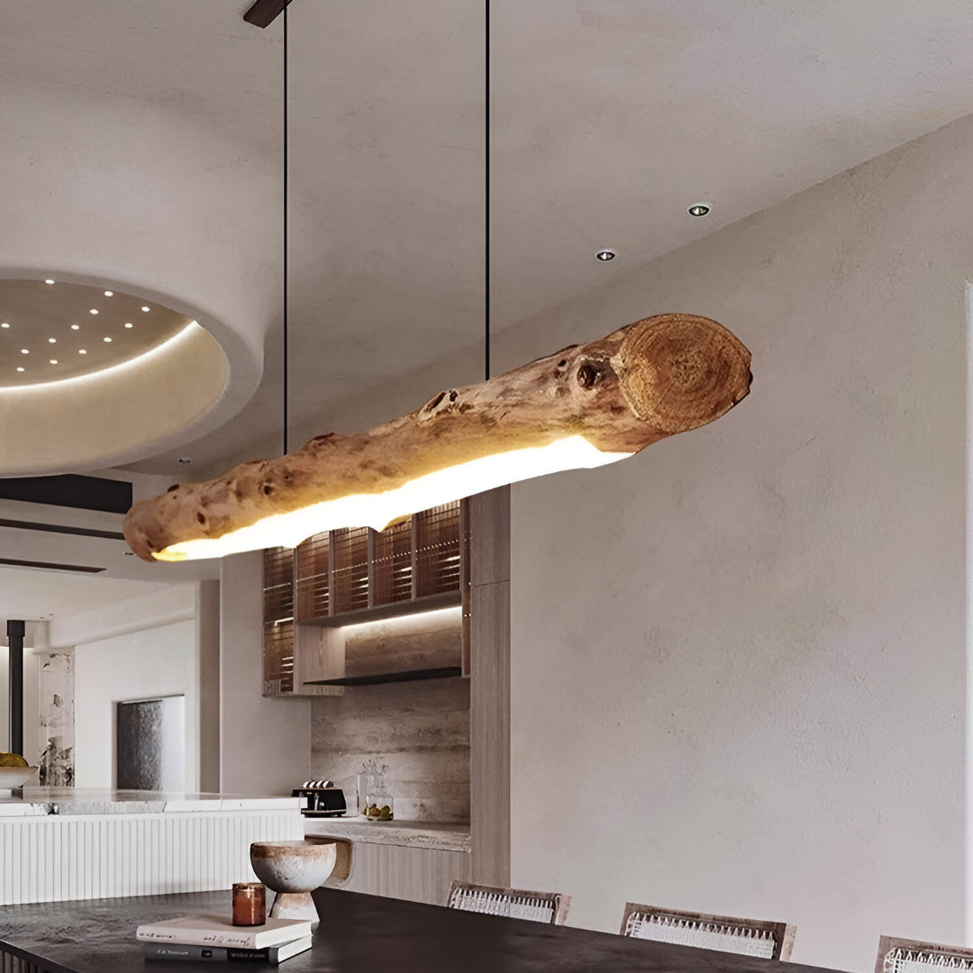 Wabi-Sabi Japanese Retro Wooden Chandelier