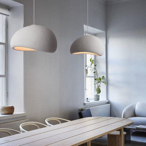 Wabi Sabi Cloud Burst Japandi Pendant Light