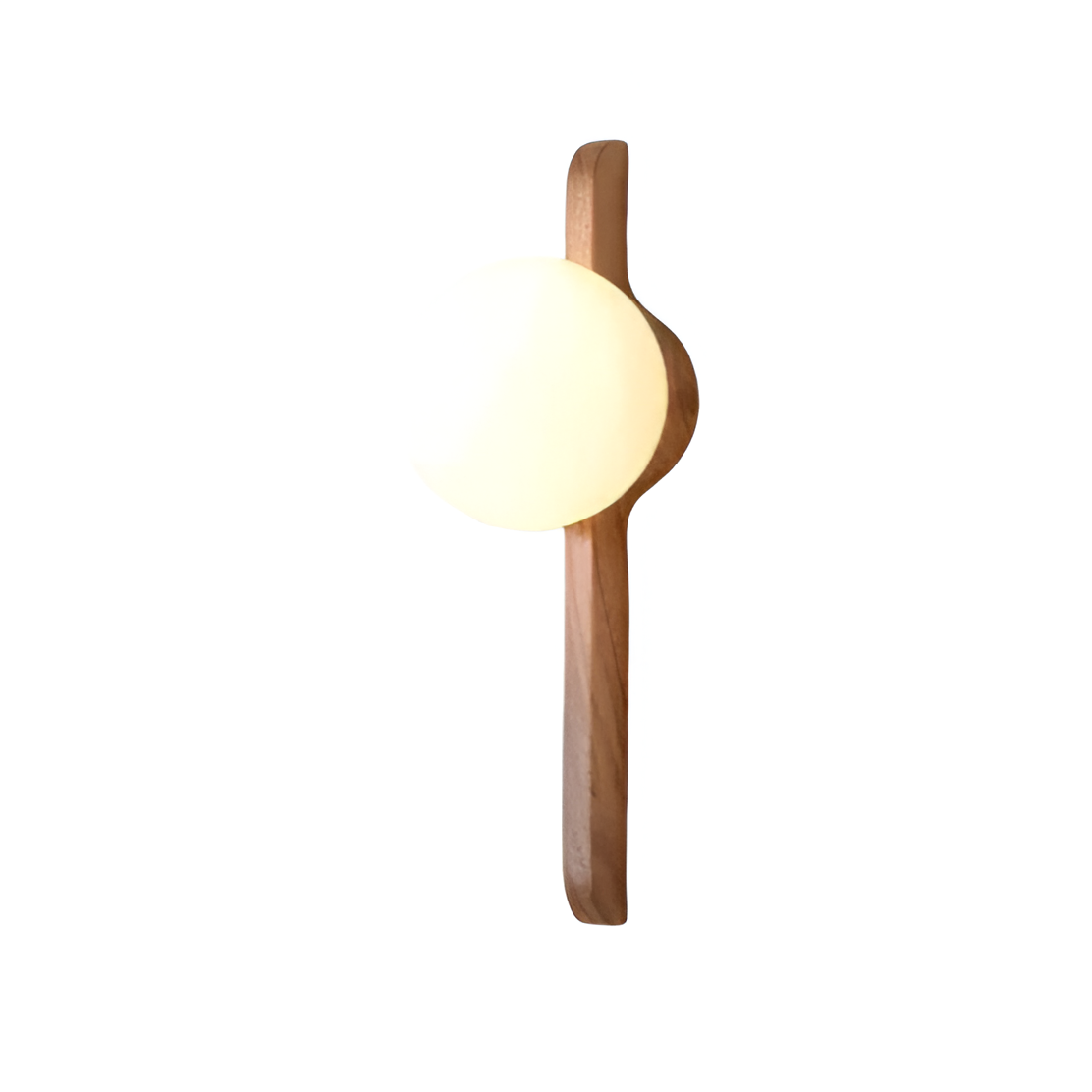 Thais Wood Nordic Glass Wall Light