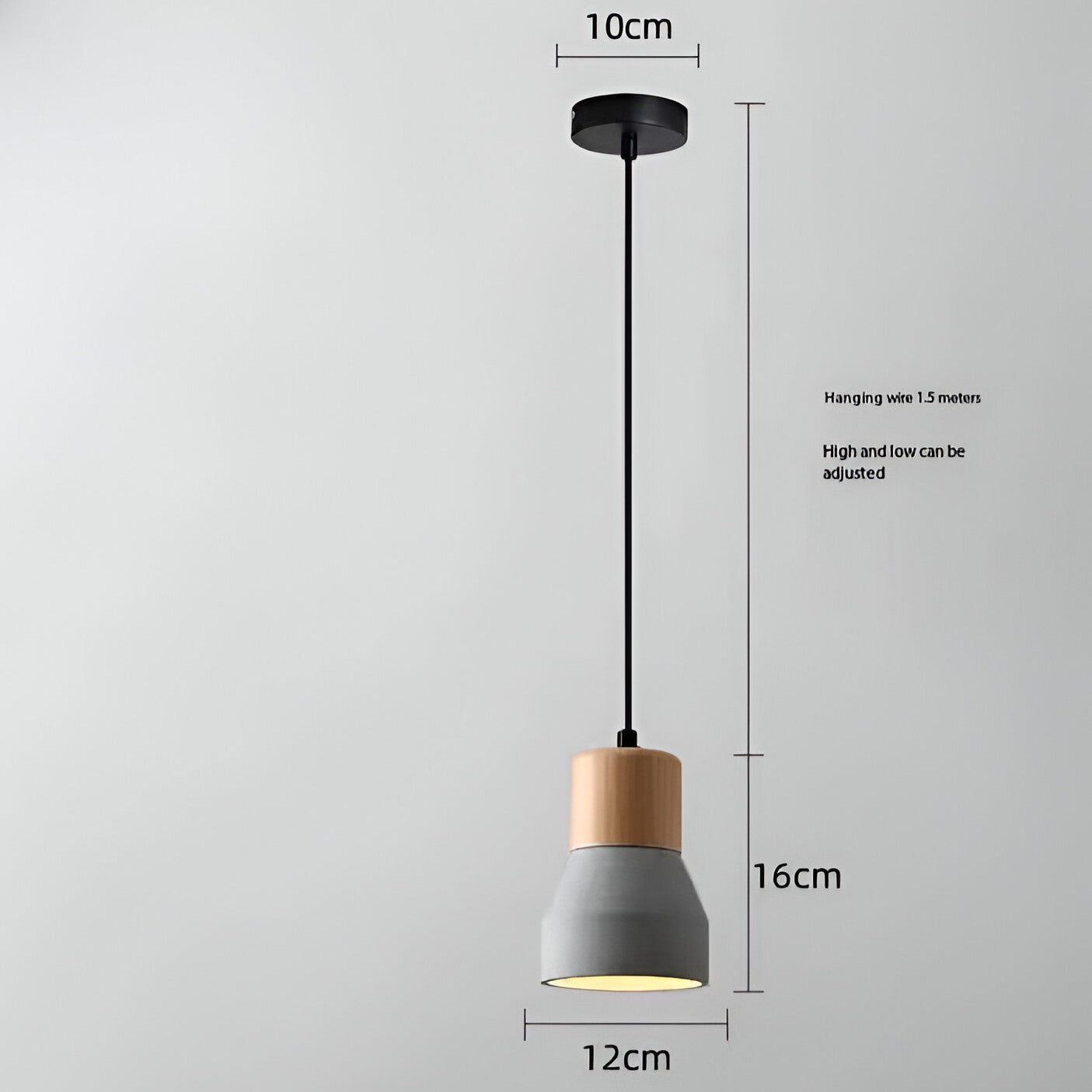 Minimalist Nordic Cement Pendant Light