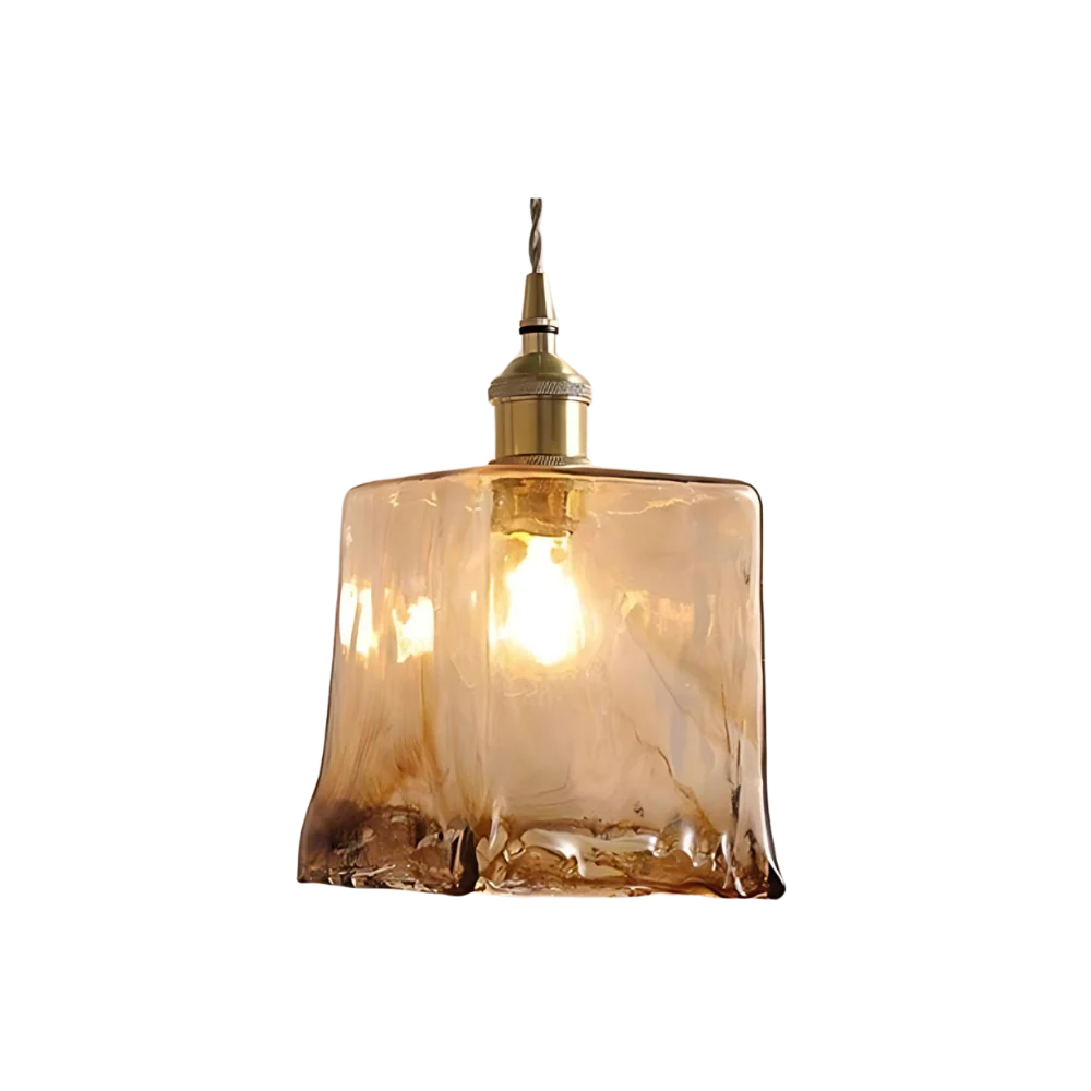 Aurex Vintage Brass Globe Pendant Light