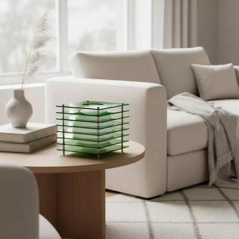 Selene Layered Moon Modern Acrylic Table Lamp