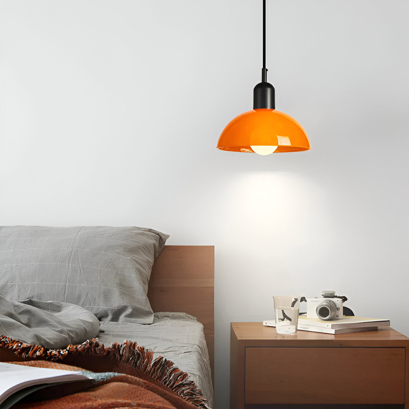 La suspension en verre Bauhaus contemporain