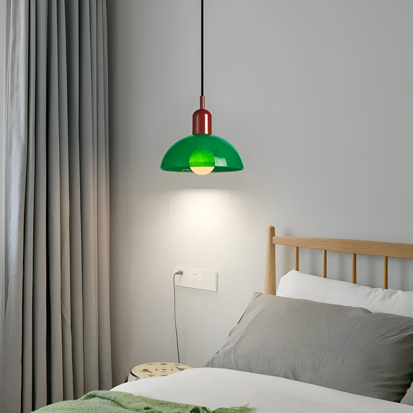 La suspension en verre Bauhaus contemporain