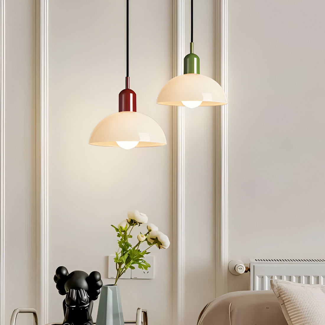 Aurora Nordic Colorful Bowl Pendant Light