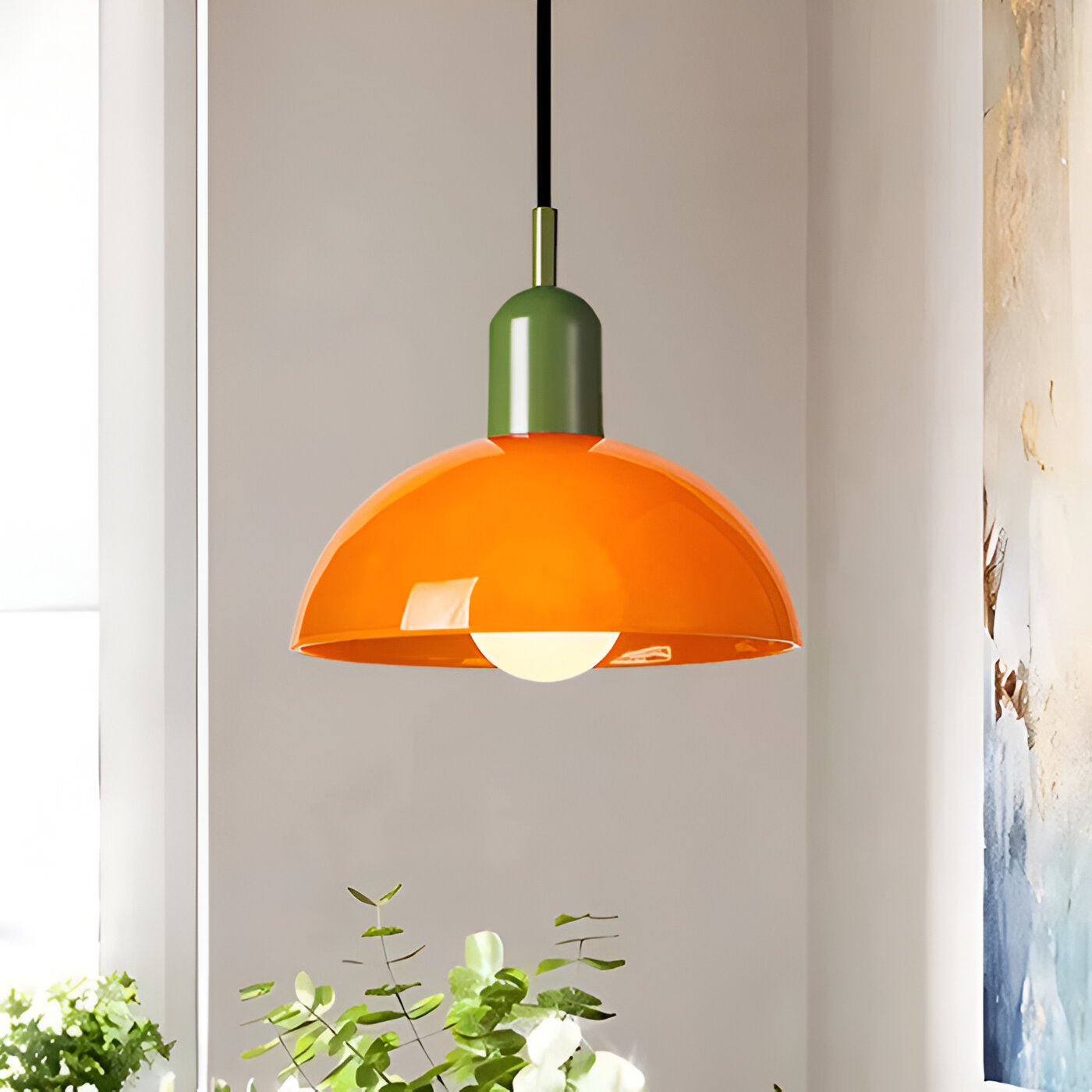 La suspension en verre Bauhaus contemporain