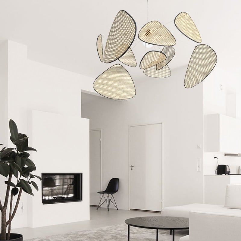 Handmade Bamboo Rattan Wall Light