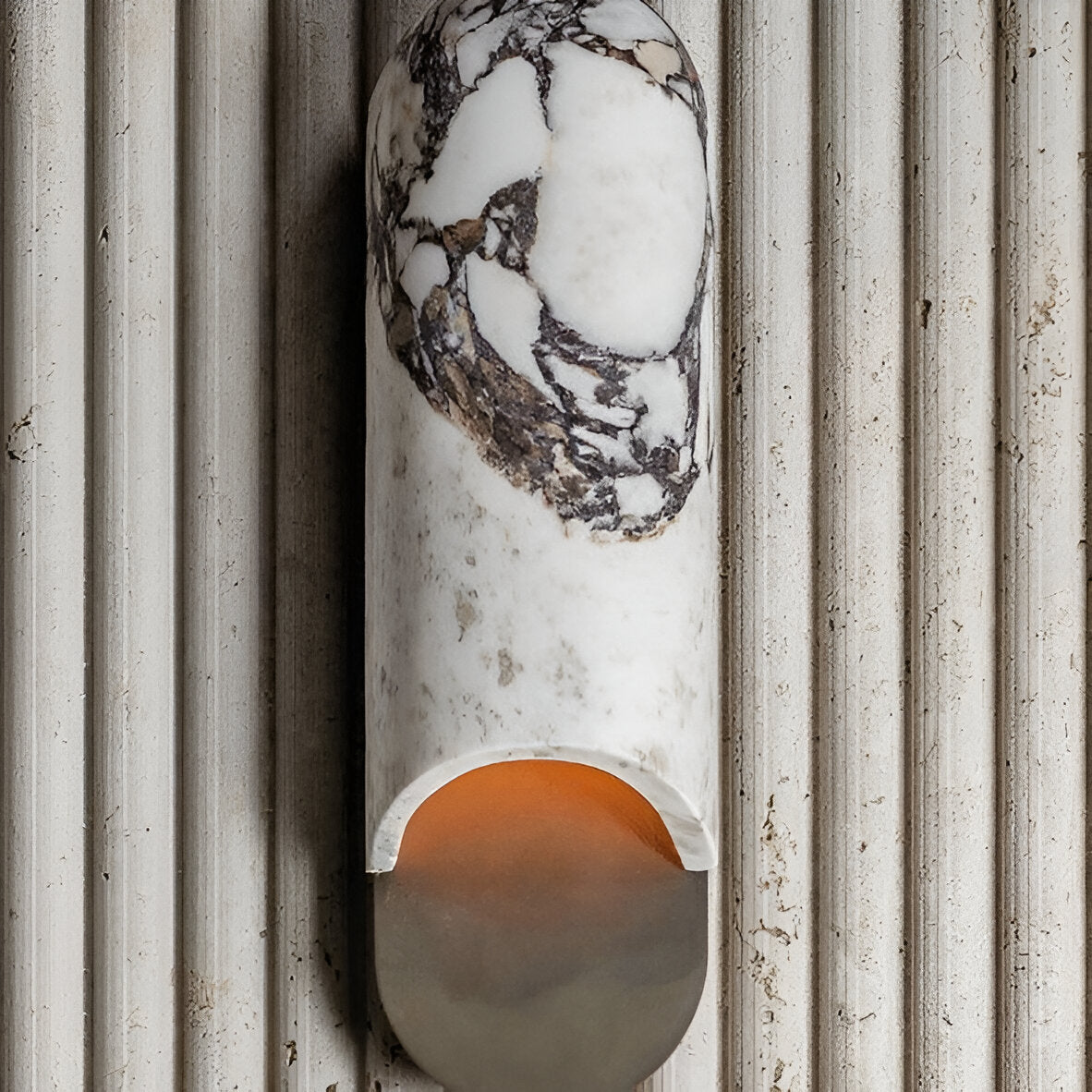 Morwenna Nordic Marble Cave LED Wall Light