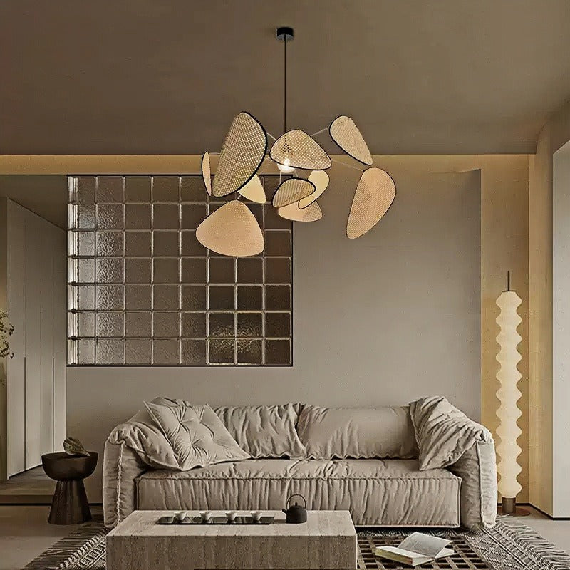 Handmade Bamboo Rattan Wall Light