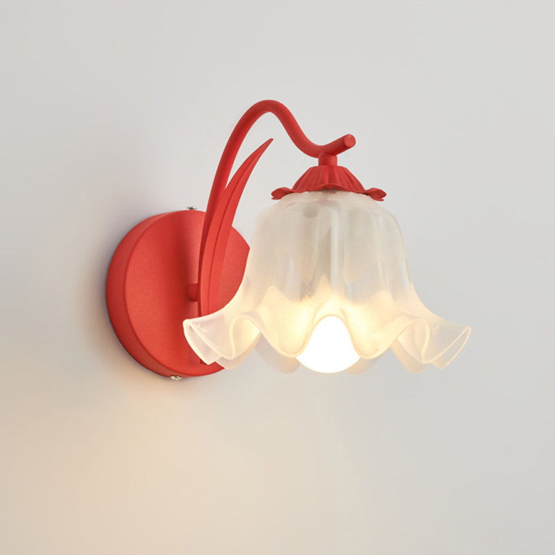 French Flower Wall Sconce Light