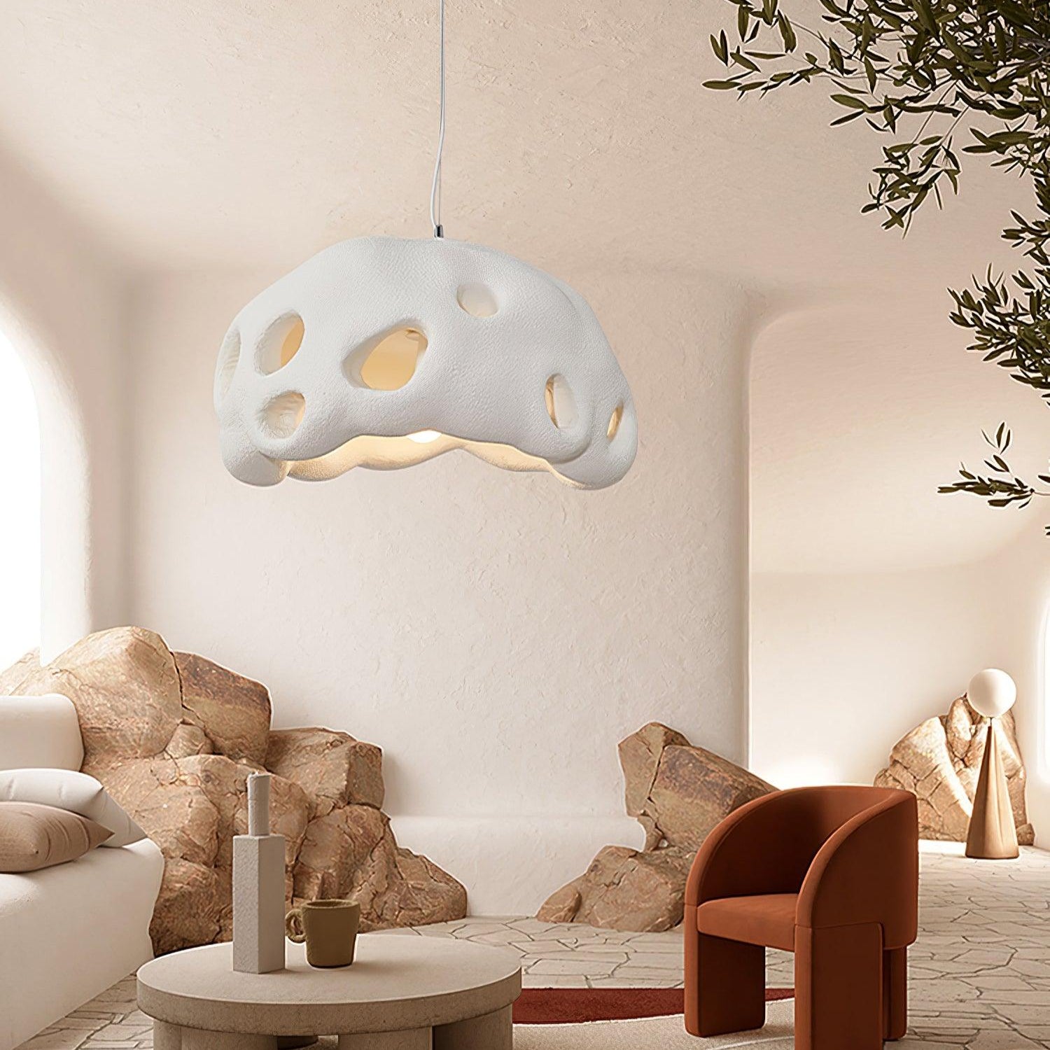 Nordic Wabi-Sabi Ant Nest Pendant Light