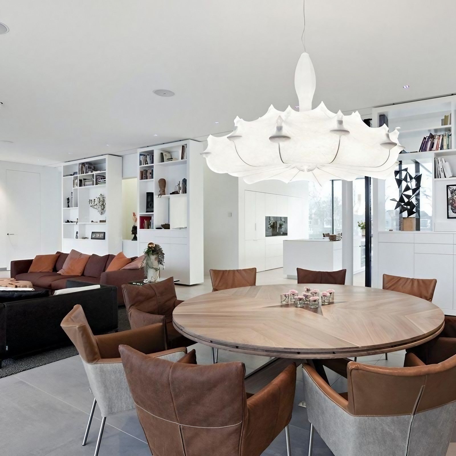 Nordic Cocoon LED Silk Pendant Light