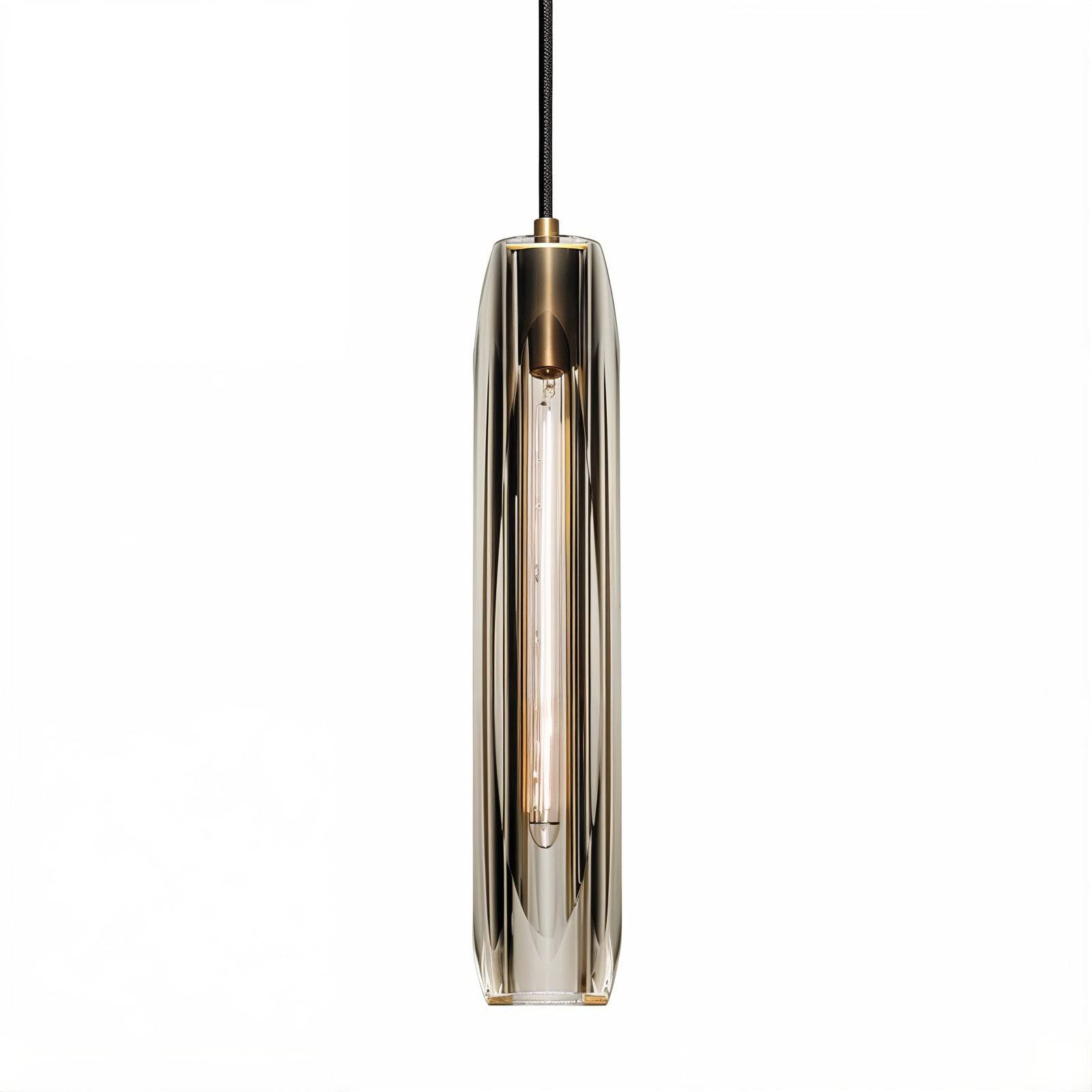 Aurora Luxe Modern Crystal Glass Pendant Light