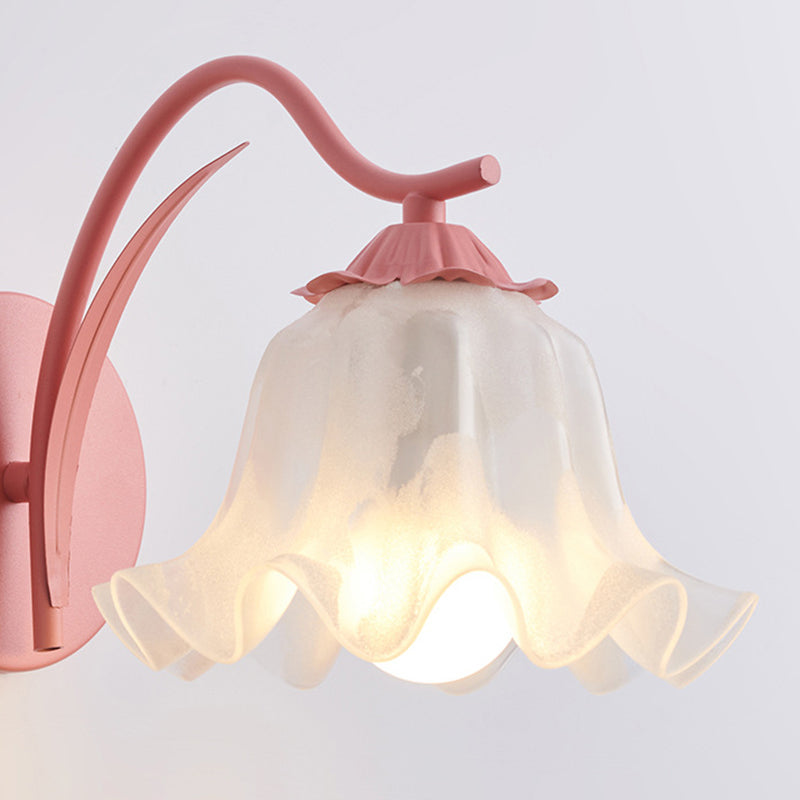 French Flower Wall Sconce Light